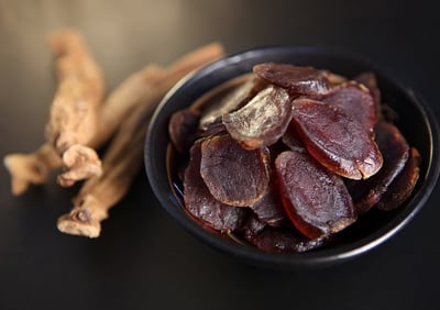 Getrockneter roter Ginseng